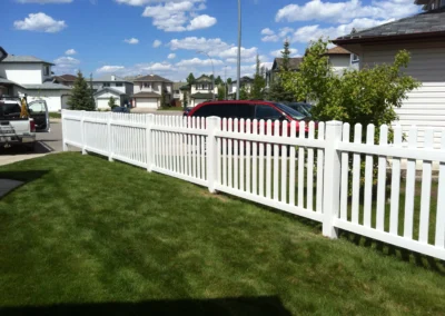 Some of our PVC decking projects in Calgary.